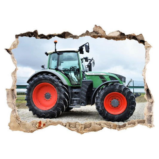 3d Muursticker Tractor