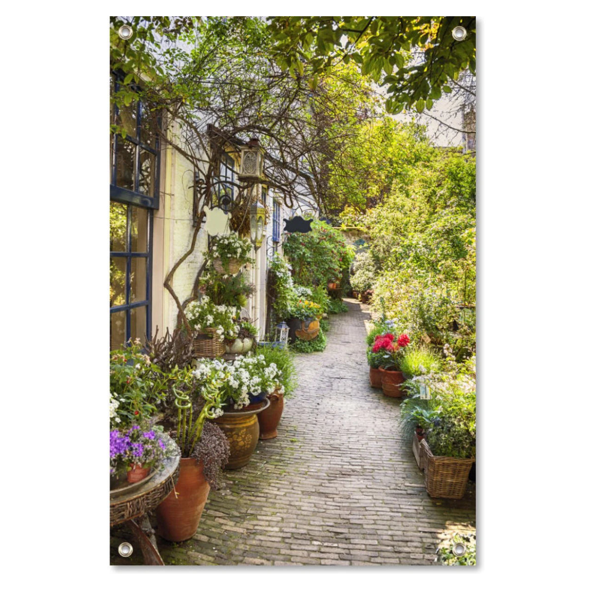 Tuinposter Bloemensteeg